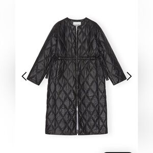 Ganni Shiny Quilt Jacket